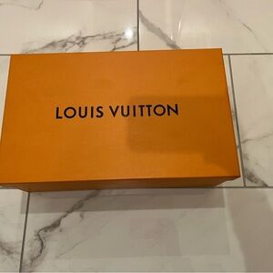 Authentic Louis Vuitton Signature Orange Box